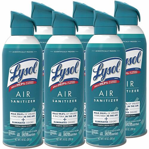 Lysol Brands 1920099350 Air Fresheners & Sanitizers Linen Scent Air Sanitizer RAC99350CT 10019200993507