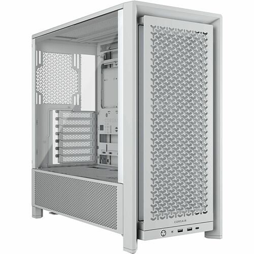 Corsair CC-9011313-WW Computer Cases Corsair Frame 4000d Rs Modular Mid-tower Pc Case - White - Mid-tower - White - Steel, Tempered Glass Cc9011313ww 840440496588