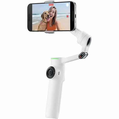Insta360 CINSABQB_FLOW201 Tripods Insta360 Flow 2 Pro Handheld Gimbal - 10.58 Oz Load Capacity - White (cinsabqb_flow201) Cinsabqbflow201 842126108259