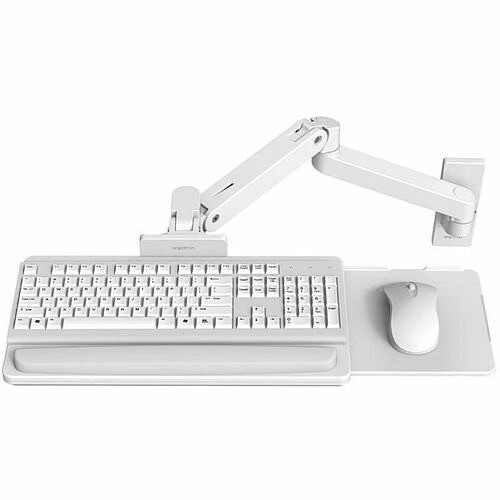 Ergotron 45-685-290 Mounting Kits Ergotron Wall Mount For Keyboard - White - Height Adjustable - 5 Lb Load Capacity - Aluminum (45-685 45685290 698833091663