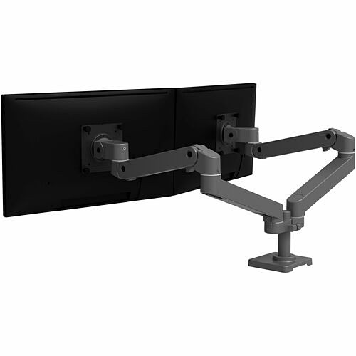 Ergotron 45-686-293 Mounting Kits Ergotron Desk Mount For Monitor, Lcd Display - Dark Gray - Height Adjustable - 2 Display(s) Supporte 45686293 698833091700
