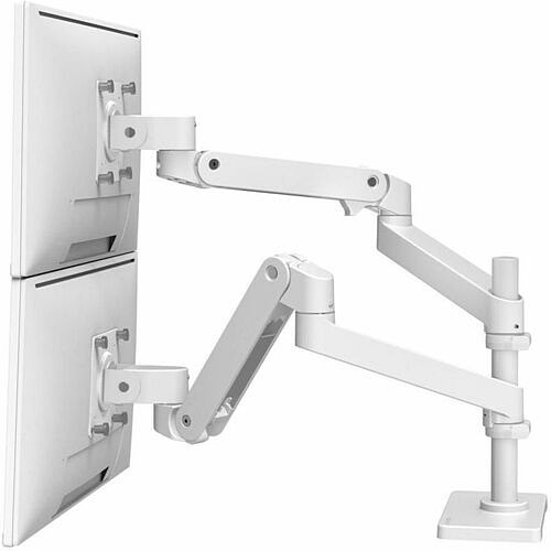 Ergotron 45-690-290 Mounting Kits Ergotron Desk Mount For Monitor, Lcd Display - White - Height Adjustable - 2 Display(s) Supported -  45690290 698833091717