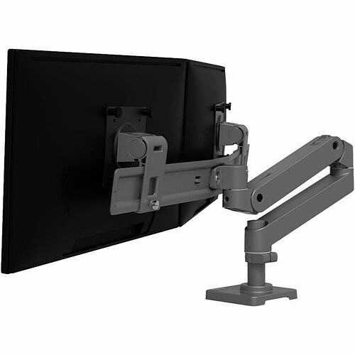 Ergotron 45-684-293 Mounting Kits Ergotron Mounting Arm For Monitor - Dark Gray - Height Adjustable - 2 Display(s) Supported - 27" Scr 45684293 698833091656