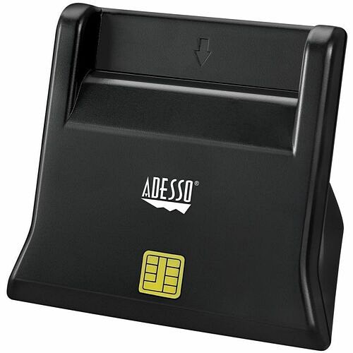 Adesso SCR-300TAA Smart Card Readers Adesso Scr-300 Desktop Smart Card Reader - Contact - Cable - Usb 2.0 - Taa Compliant (scr-300taa) Scr300taa 783750010535
