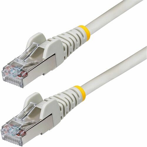 Startech NLGR-100F-6A-PATCH Cables Startech.com 100ft Gray Cat6a Ethernet Cable, Snagless Rj45, 10g, 100w Poe, S/ftp, Lszh, 27awg Pure  Nlgr100f6apatch 065030915779