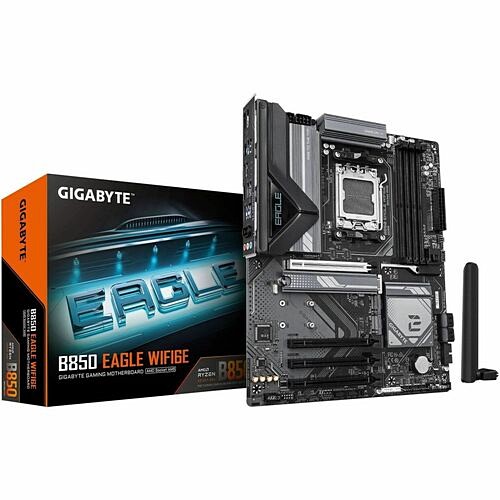 Gigabyte B850EAGLEWIFI6E Motherboards Aorus Ultra Durable B850 Eagle Wifi6e Gaming Desktop Motherboard - Amd B850 Chipset - Socket Am5 - A 889523046302