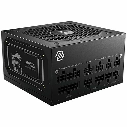 Msi MAGA750GLPCIE5II Power Supplies Msi Mag 750w Power Supply - Internal - 120 V Ac, 230 V Ac Input - 5 V Dc, 3.3 V Dc, 12 V Dc, -12 V D 824142377086