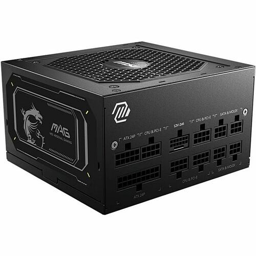 Msi MAGA850GLPCIE5II Power Supplies Msi Mag 850w Power Supply - Internal - 120 V Ac, 230 V Ac Input - 5 V Dc, 3.3 V Dc, 12 V Dc, -12 V D 824142377079