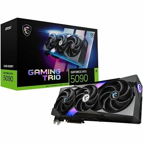 Msi G5090-32GTC Graphic Cards Msi Rtx 5090 32g Gaming Trio Oc - 7680 X 4320 - 2.50 Ghz Boost Clock - 512 Bit Bus Width - Pci Expre G509032gtc 824142403266