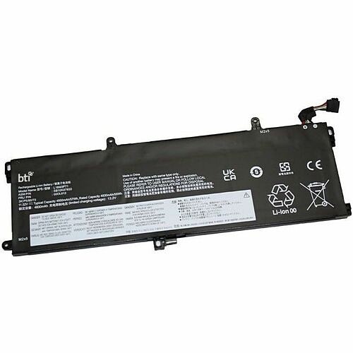 Battery Technology 02DL011-BTI Batteries Bti 02dl011-bti 3-cell 11.52v Li-ion Battery For Lenovo Thinkpad P15s Gen 1, P15s Gen 1 20t4, P15s G 02dl011bti 886734898850