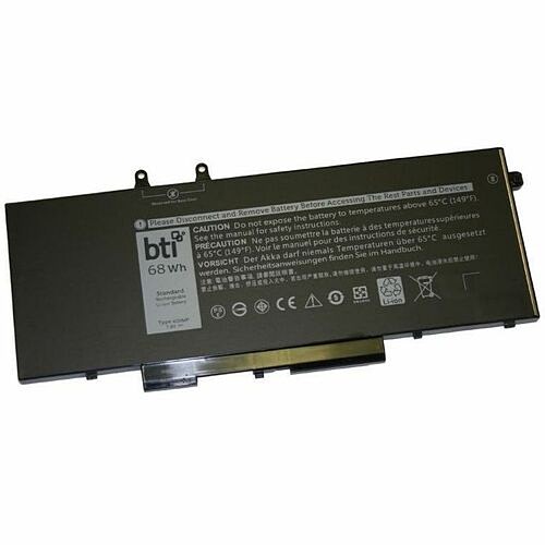 Battery Technology 451-BCMN-BTI Batteries Bti 451-bcmn-bti 4-cell 15.2v Li-ion Battery For Dell Latitude 5400, 5400 Chromebook, 5500, Precisio 451bcmnbti 886734891967