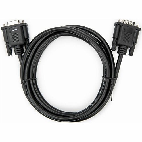 Rocstor Y10C875-B1 Cables Rocstor 2m Black Straight Through Db9 Rs232 Serial Cable - M/f - 6.56 Ft Serial Data Transfer Cable  Y10c875b1 810136922158