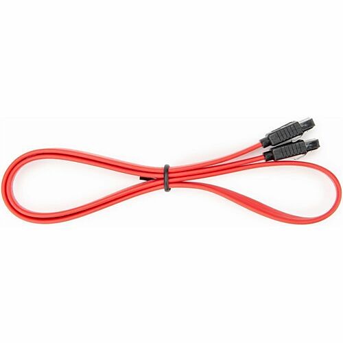 Rocstor Y10C858-RD Cables Rocstor 24in Latching Sata Cable - M/m - 2 Ft Sata Data Transfer Cable For Workstation, Server, Hard Y10c858rd 810136921984