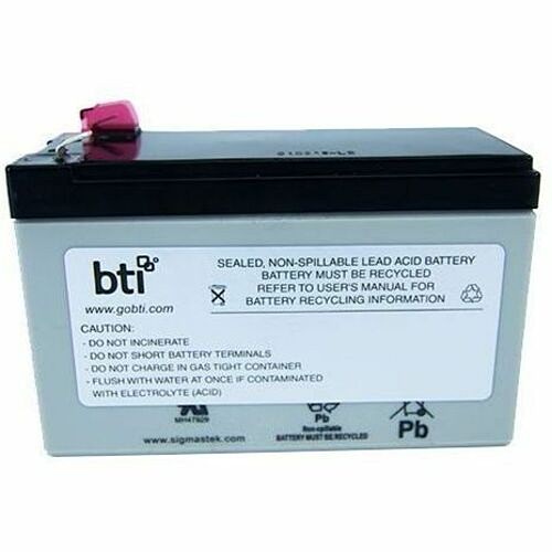 Battery Technology RBC51-SLA51-BTI UPS Batteries Bti Rbc51-sla51-bti Sealed Lead Acid Battery - Compatible Oem: Rbc51 Model: Eaton Tripplite Avr550u, Rbc51sla51bti 886734898935