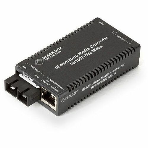 Black Box LGC325A-R5 Transceivers/Media Converters Black Box Multipower Miniature Transceiver/media Converter - 1 X Network (rj-45) - 1x Poe (rj-45) Po Lgc325ar5 