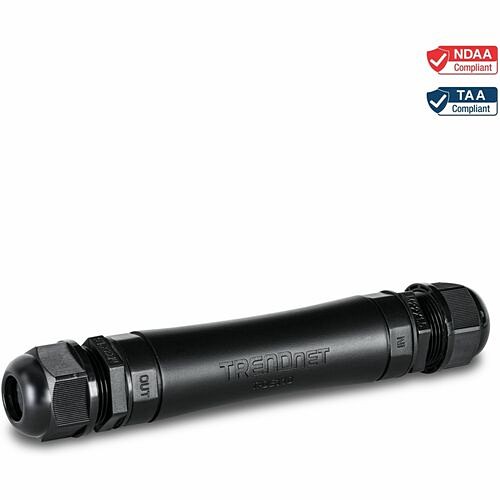 Trendnet TI-OE110 Power Injectors/Splitters Trendnet Industrial Waterproof Gigabit Poe+ Extender, Ti-oe110, Extend Poe+ Connection Up To An Addi Tioe110 710931163148