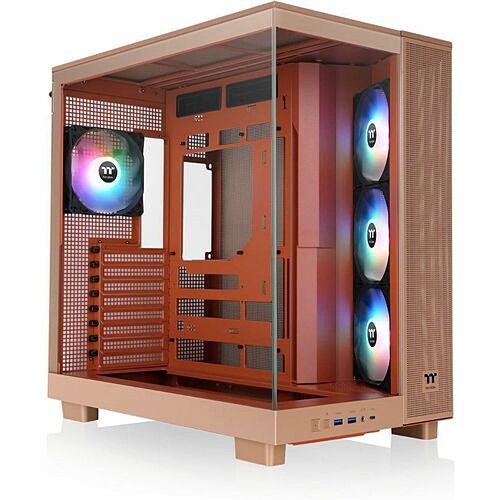 Thermaltake CA-11E-00MGWN-00 Computer Cases Thermaltake View 380 Xl Tg Argb Gravel Sand Mid Tower Chassis - Mid-tower - Gravel Sand - Tempered G Ca11e00mgwn00 841163099711