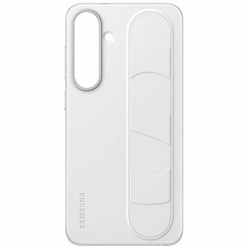 Samsung EF-GS936CWEGUS Skins Samsung Galaxy S25+ Standing Grip Case, White - For Samsung Galaxy S25+ Smartphone - Texture - White Efgs936cwegus 887276930596