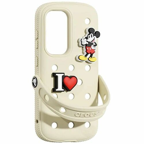 Samsung GP-FPS931SBAUW Carrying Cases Samsung Carrying Case Samsung Galaxy S25 Smartphone - Beige - Crocs Design - Hand Strap (gp-fps931sb Gpfps931sbauw 194636006908