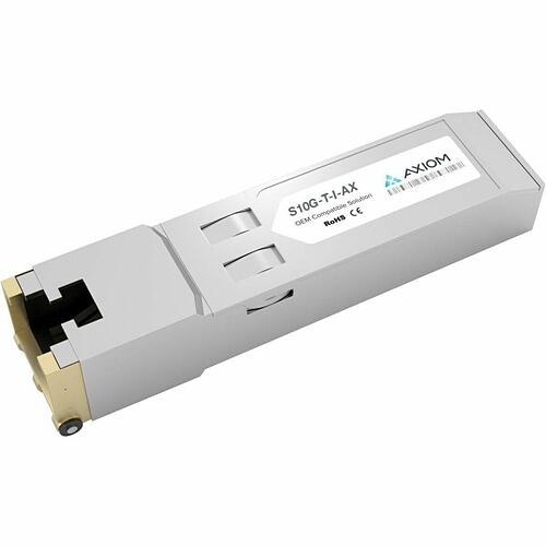 Axiom Memory S10G-T-I-AX Switch Modules 100% Msa Compatible 10gbase-t Sfp+ - Axiom 10gbase-t Industrial Temp Sfp+ Transceiver For Msa - S10g S10gtiax 198105021584