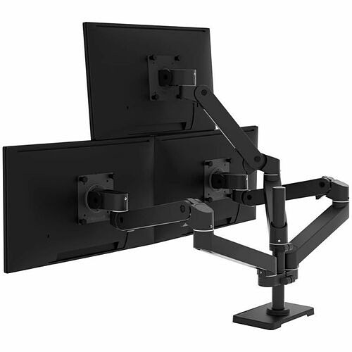 Ergotron 98-745-292 Mounting Kits Ergotron Mounting Collar For Monitor - Black - 2 Display(s) Supported - 44 Lb Load Capacity - Alumin 98745292 698833092967