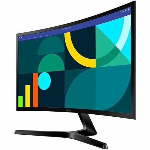 Samsung LS24D368GANXZA Monitors Samsung Essential S3 S24d368gan 24" Class Full Hd Curved Screen Lcd Monitor - 16:9 - Black - 24" Vie 887276844183