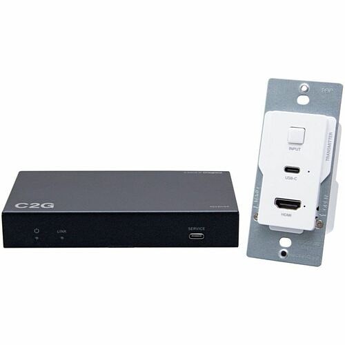 C2g C2G31029 Video Consoles/Extenders C2g Hdmiandreg; Hdbaset + Usb-candreg; Data And Video Over Cat Extender Wall Plate Transmitter To Box Re 757120310297