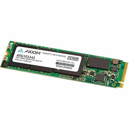 Axiom Memory AXG103343 Hard Drives 4tb C5000n Series Pcie Gen4 X4 Nvme M.2 - 4tb C5000n Series Pcie Gen4 X4 Nvme M.2 22x80 Ssd - 3d Nan 198105020747