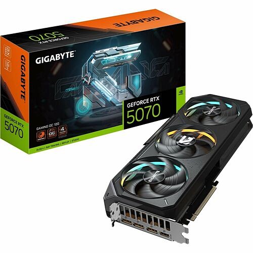 Gigabyte GV-N5070GAMING OC-12GD Graphic Cards Gigabyte Nvidia Geforce Rtx 5070 Oc Graphic Card - 12 Gb Gddr7 - 7680 X 4320 - 192 Bit Bus Width - P Gvn5070gamingoc12gd 889523048207