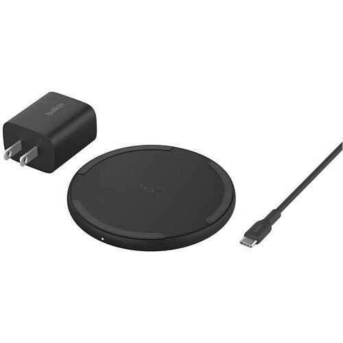 Belkin WIA012TTBK Chargers Belkin Boostcharge Wireless Charging Pad 15w - For Smartphone, Earbud, Qi-enabled Device, Airpod, Ip 745883910984