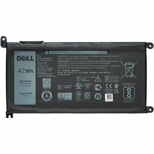 Dell 451-BCDN Batteries Dell Sourcing - New 3-cell 42 Wh Lithium Ion Replacement Battery For Select Laptops - For Notebook - 451bcdn 
