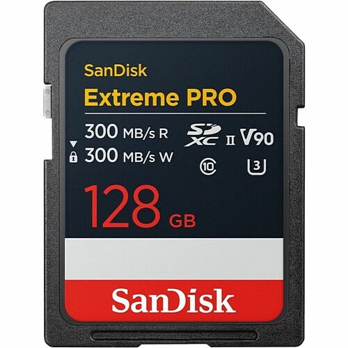 Sandisk SDSDXDM-128G-GN4IN Memory Cards Sandisk Extreme Pro Sdsdxdm-128g-gn4in 128 Gb Class 10/uhs-ii (u3) V90 Sdxc - 1 - 300 Mb/s Read - 30 Sdsdxdm128ggn4in 619659215934