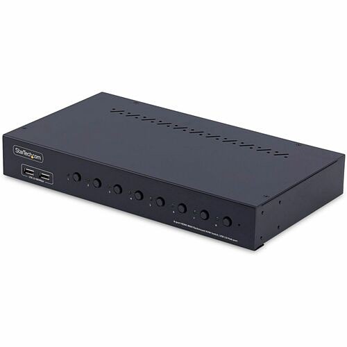 Startech R8AH202-KVM-SWITCH KVM Switchboxes Startech.com 8-port Hdmi Kvm Switch With 1u Rack Mount Kit, 4k 60hz Hdmi 2.0, Push-button And Hotkey S R8ah202kvmswitch 065030907231