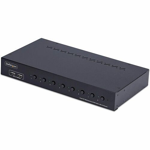 Startech R8AD122-KVM-SWITCH KVM Switchboxes Startech.com 8-port Displayport Kvm Switch With 1u Rack Mount Kit, 4k 60hz Dp 1.2, Push-button And Hot R8ad122kvmswitch 065030907224