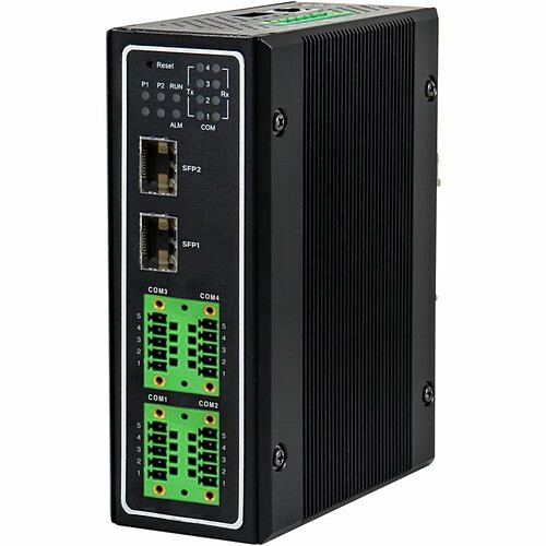 Black Box LES920A-SFP-TB Terminal & Device Servers Black Box Industrial Rs-232/422/485 Serial Device Server - 4-port - Optical Fiber - 2 Total Expansio Les920asfptb 822088284727