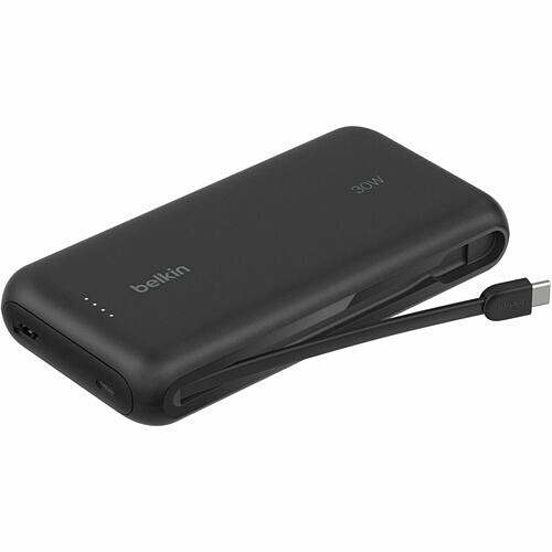 Belkin BPB024fqBK Power Banks Belkin 30w 2-port Power Bank W/ Integrated Usb-c Cable - 20k Mah - 1xusb-a, 1xusb-c - Portable Charg 745883898893