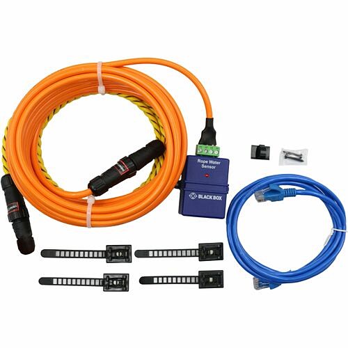 Black Box EMERW-020-R3 Smoke & Leak Sensors Black Box Alertwerks Rope Water Sensor - Water, Acid Detection (emerw-020-r3) Emerw020r3 822088284246