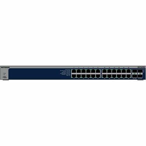 Netgear XS724TM-100NAS Switches & Bridges Netgear Business S3600 Xs724tm Ethernet Switch - 24 Ports - Manageable - Gigabit Ethernet, 2.5 Gigab Xs724tm100nas 606449165562