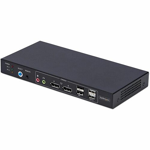 Startech P2ADD121D-KVM-SWITCH KVM Switchboxes Startech.com 2-port Dual-monitor Displayport Kvm Switch With Dual View Video Matrix, 4k 60hz, 4x Usb P2add121dkvmswitch 065030904346