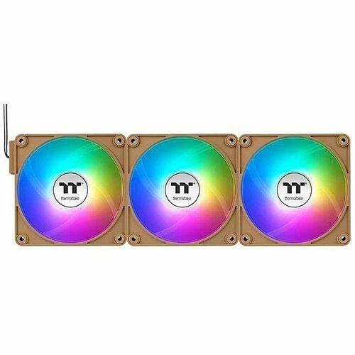 Thermaltake CL-F228-PL14GS-A Processor/Case Fans Thermaltake Ct140 Ex Reverse Argb Sync Pc Cooling Fan Gravel Sand (3-fan Pack) - 3 Pack - 5.51" Maxi Clf228pl14gsa 841163099995