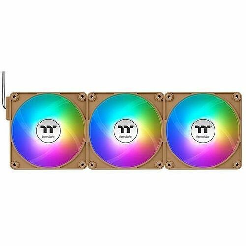 Thermaltake CL-F224-PL12GS-A Processor/Case Fans Thermaltake Ct120 Ex Reverse Argb Sync Pc Cooling Fan Gravel Sand (3-fan Pack) - 3 Pack - 4.72" Maxi Clf224pl12gsa 841163099957