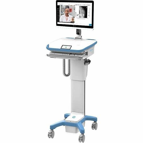 Ergotron ENV2-1DC000-AB0 Uncategorized Enovate Medical Cart - 4 Casters - 5" Screen Supported (env2-1dc000-ab0) Env21dc000ab0 