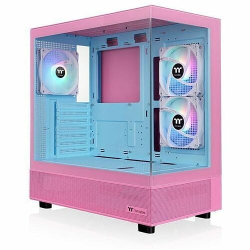 Thermaltake CA-1Y7-00MAWN-00 Computer Cases Thermaltake View 270 Plus Tg Argb Bubble Pink Mid Tower Chassis - Mid-tower - Bubble Pink - Tempered Ca1y700mawn00 841163095812