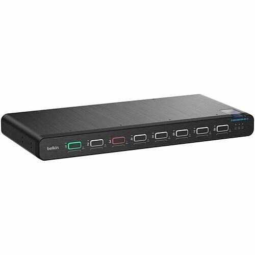 Belkin F1DN108KVM-DC-4 KVM Switchboxes Belkin Universal Displayport Secure Kvm, 8-port Single Head With Cac - 4k - 3840 X 2160 - 19 X Usb - F1dn108kvmdc4 745883903832