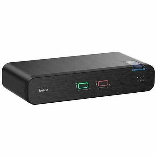 Belkin F1DN102KVM-DC-4 KVM Switchboxes Belkin Universal Displayport Secure Kvm, 2-port Single Head With Cac - 4k - 3840 X 2160 - 7 X Usb -  F1dn102kvmdc4 745883903771