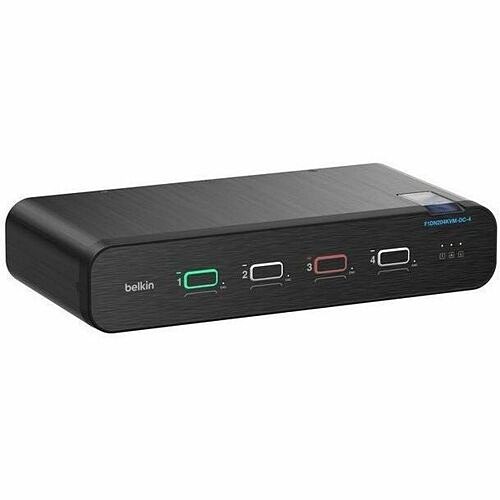 Belkin F1DN204KVM-DC-4 KVM Switchboxes Belkin Universal Displayport Secure Kvm, 4-port Dual Head With Cac - 4k - 11 X Usb - 10 X Displaypor F1dn204kvmdc4 745883903894