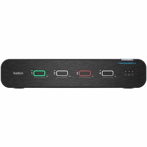 Belkin F1DN104KVMDCU-4 KVM Switchboxes Belkin Universal Displayport Secure Kvm, 4-port Single Head With Cac And Usb-c - 1 Computer(s) - 1 L F1dn104kvmdcu4 745883903801