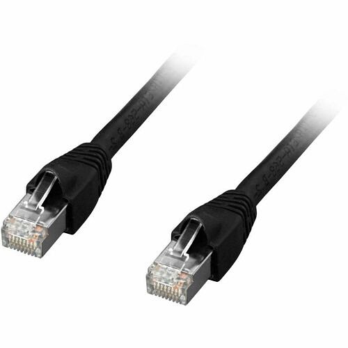 Comprehensive Cable CAT6A-1BLK Cables Comprehensive Cat6a Shielded Patch Cable Black 1ft - 1 Ft Category 6a Network Cable For Network Devi Cat6a1blk 808447086478