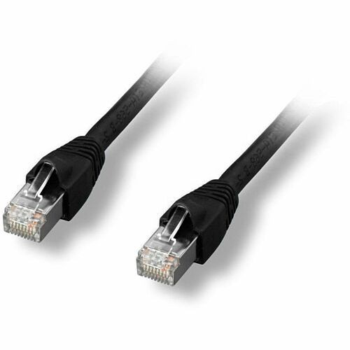 Comprehensive Cable CAT6A-10BLK Cables Comprehensive Cat6a Shielded Patch Cable Black 10ft - 10 Ft Category 6a Network Cable For Network De Cat6a10blk 808447086508