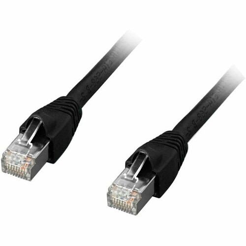 Comprehensive Cable CAT6A-100BLK Cables Comprehensive Cat6a Shielded Patch Cable Black 100ft - 100 Ft Category 6a Network Cable For Network  Cat6a100blk 808447086553